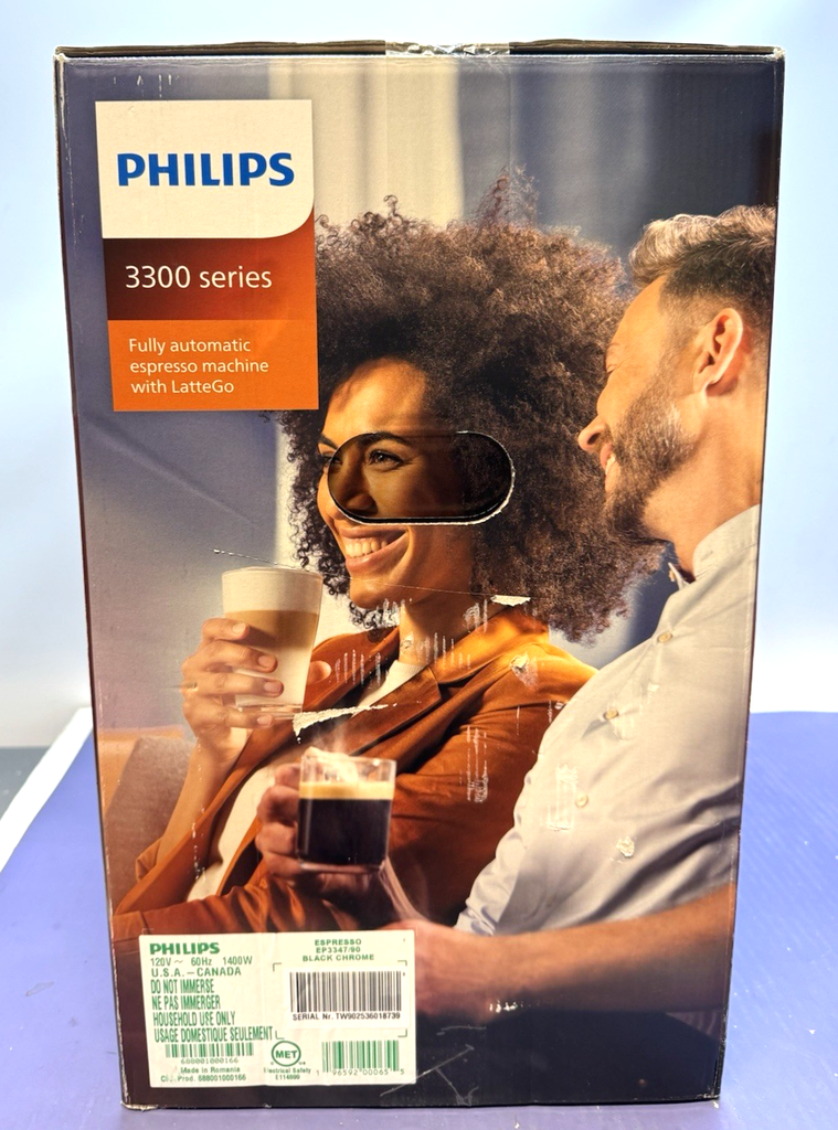 Philips 3300 Fully Automatic Espresso & Coffee Machine w/ LatteGo Milk Frother #3