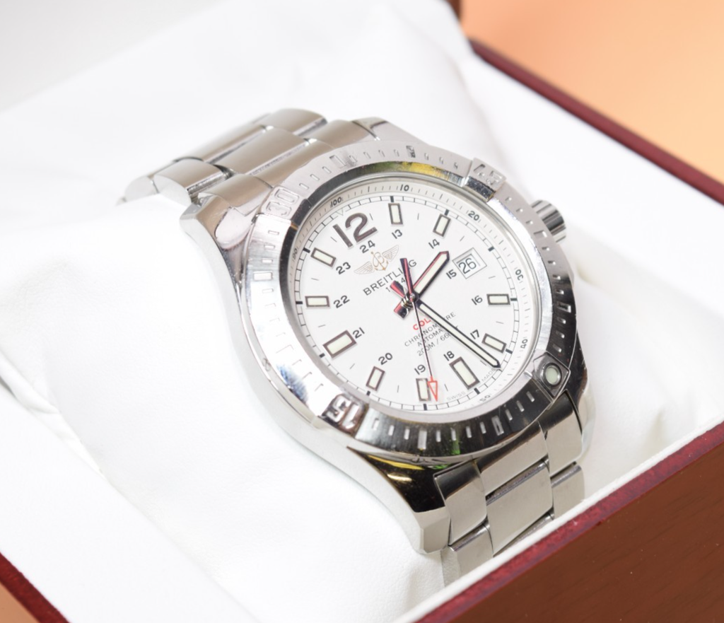 Breitling Colt A17388 Automatic 44mm Stainless Steel White Dial Watch #2
