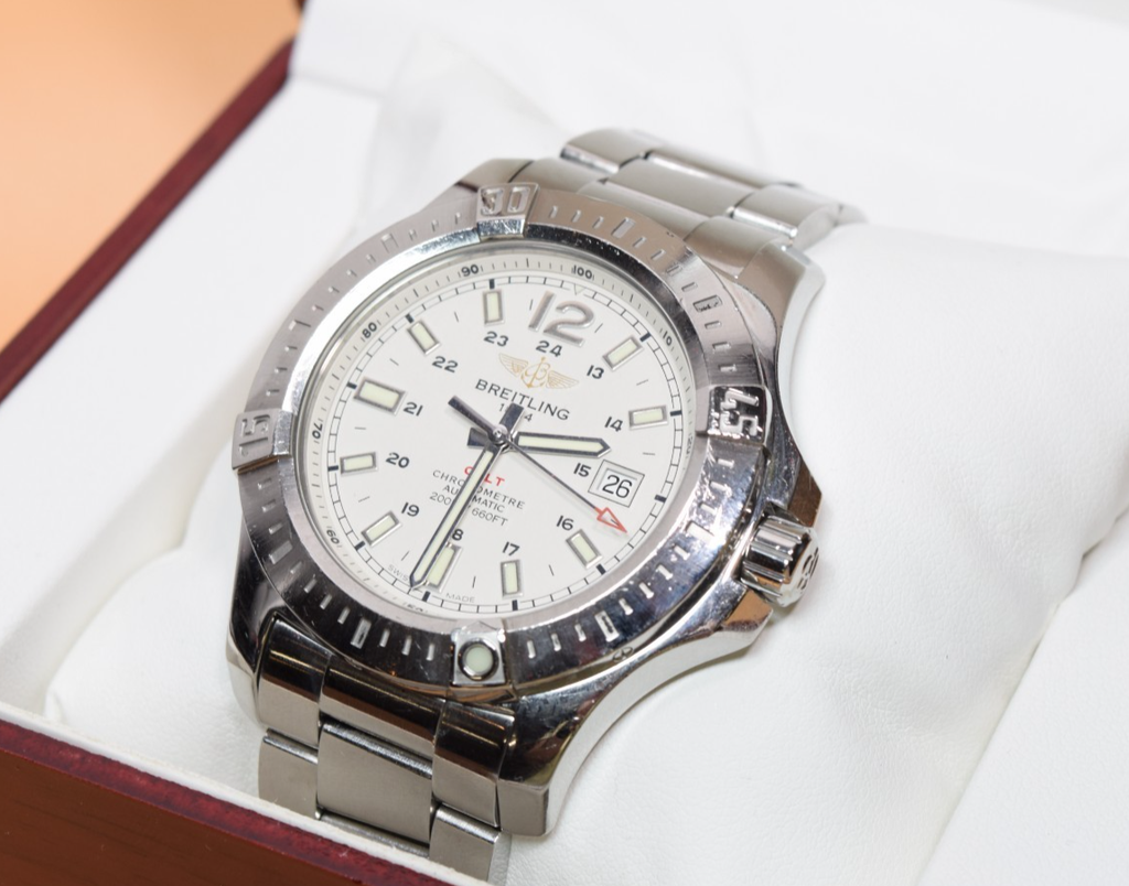 Breitling Colt A17388 Automatic 44mm Stainless Steel White Dial Watch #3