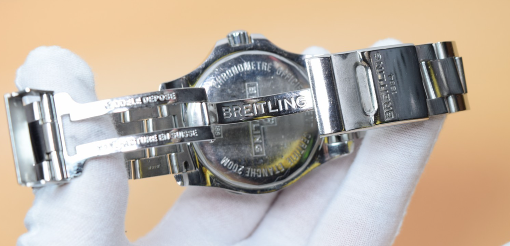 Breitling Colt A17388 Automatic 44mm Stainless Steel White Dial Watch #8