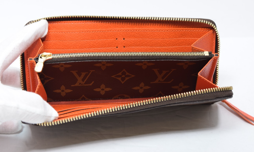 Louis Vuitton Clemence Zippy Monogram Canvas Leather Long Wallet #5