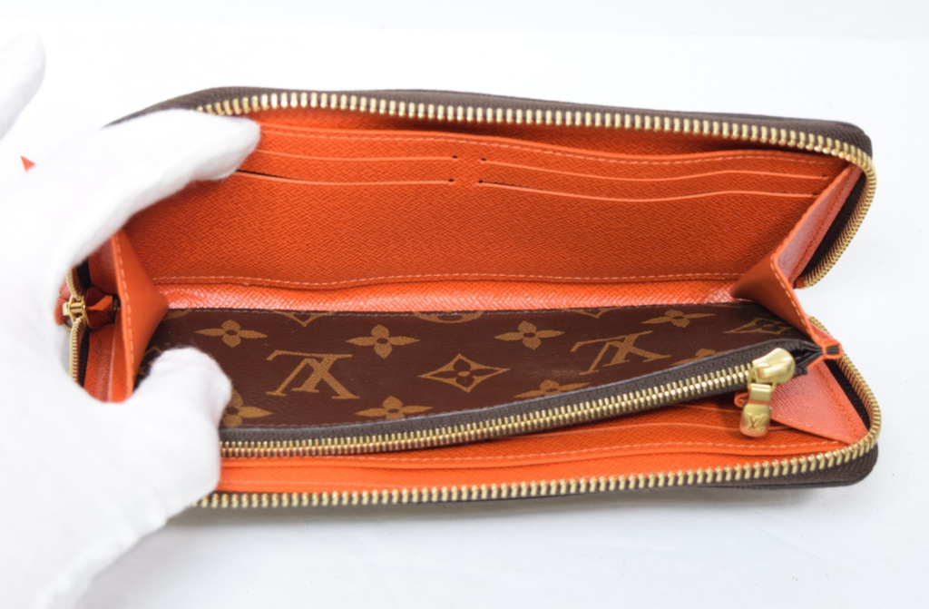 Louis Vuitton Clemence Zippy Monogram Canvas Leather Long Wallet #6