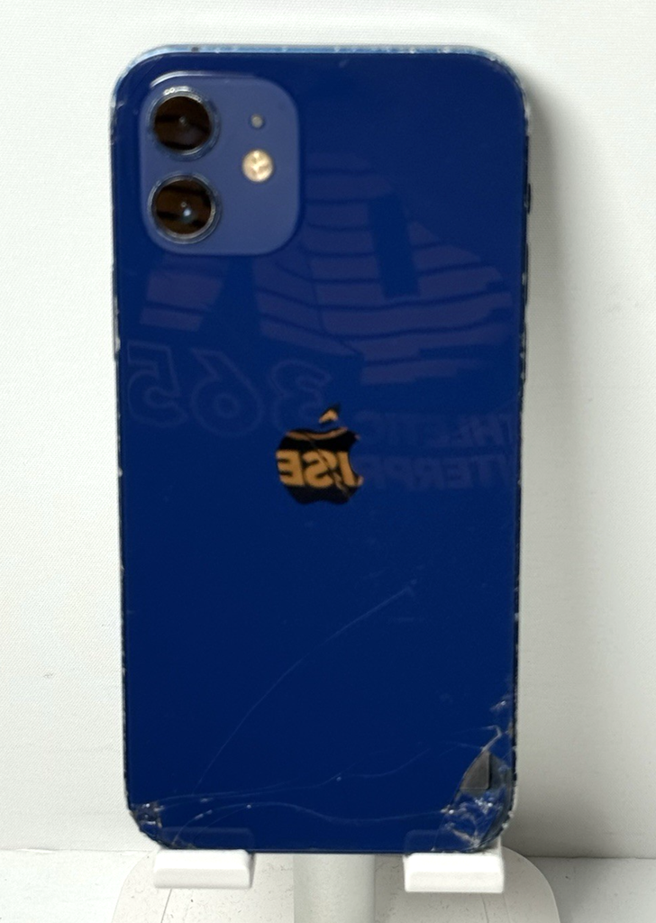 Apple iPhone 12 64GB Blue Unlocked A2172 - *Heavy Wear / Cracked Back* #1