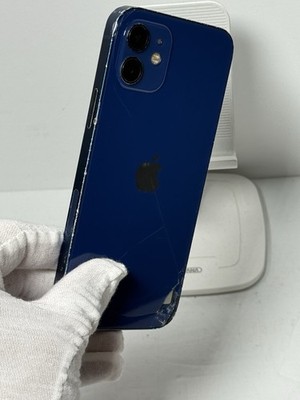 Apple iPhone 12 64GB Blue Unlocked A2172 - *Heavy Wear / Cracked Back* #5