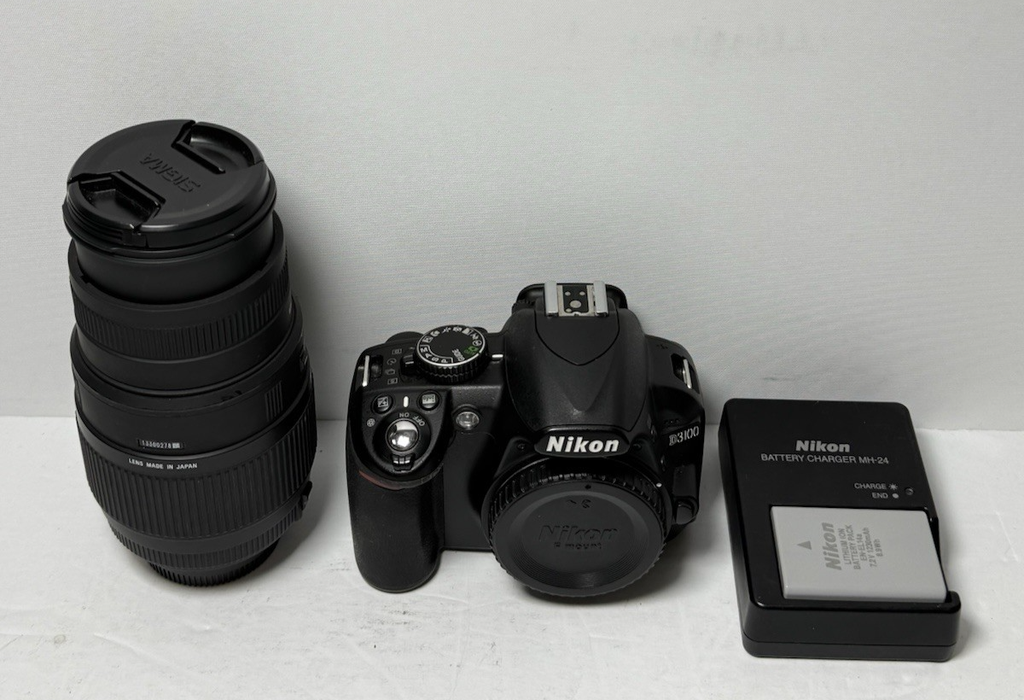 Nikon D3100 Digital SLR Camera with  Sigma 70-300mm DG Lens 34054 Shutter #9