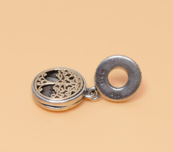 Pandora Charm 2-Tone Family Roots Dangle, 791988CZ, Silver, 14K #1