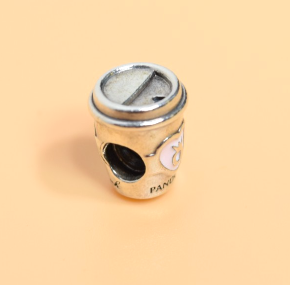 Pandora Silver Charm a Break Coffee Cup Charm 797185EN160 #1