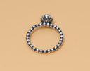 Pandora Sterling Silver Blue Lapis September Birthday Blooms Ring Size 7.5 cost