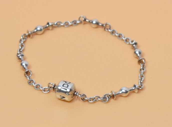 Pandora Sterling Silver Five Station Clip Bracelet 7" ALE 925 #3