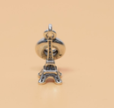 Pandora Sterling Silver Paris France Eiffel Tower Travel Dangle Charm used