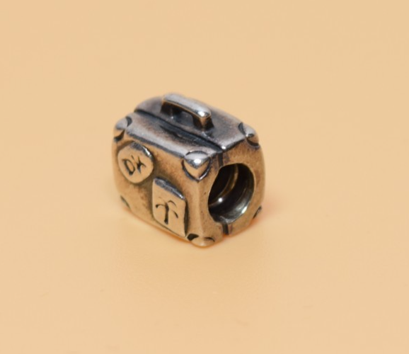 Pandora Suitcase Luggage Travel Sterling Silver Charm 790362 #3