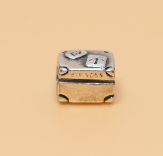Pandora Suitcase Luggage Travel Sterling Silver Charm 790362 #4