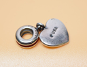 Pandora USA Flag Heart & Peace Dangle Charm Lot 2pc S925 ALE price