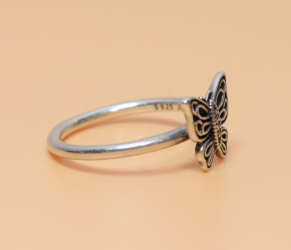 Pandora “Love Takes Flight” Butterfly Ring 56 US 7.5 - 190901CZ #2