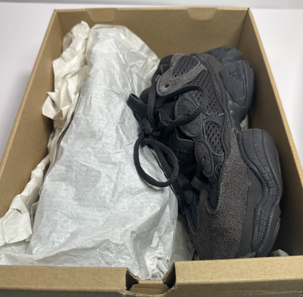 Pre Owned Size 4 - adidas Yeezy 500 Low Utility Black #6