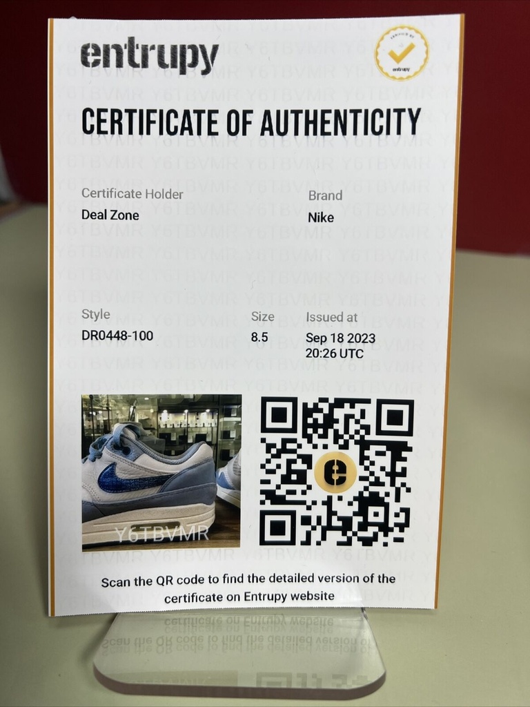 Nike Air Max 1 Premium Blueprint DR0448-100 Mens 8.5 #6