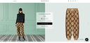 Gucci GG Jacquard Jogging Pants/Track Bottoms $2850 Retail 722196 Mint Shape used