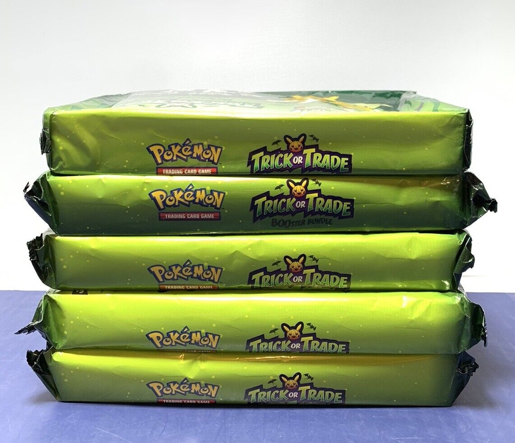 Lot Of Five Pokémon TCG: 2023 Trick or Trade Booster 50 Mini Packs Inside #3