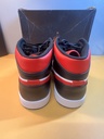 Jordan 1 Mid Bred Toe Men's Sneakers Sz 13 Black Red White 554724-079 Preowned cost
