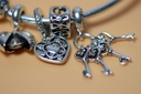 Pandora Bracelet 7.75" 5 Charms Strerling Silver - Queen & Family Theme in Boston, MA