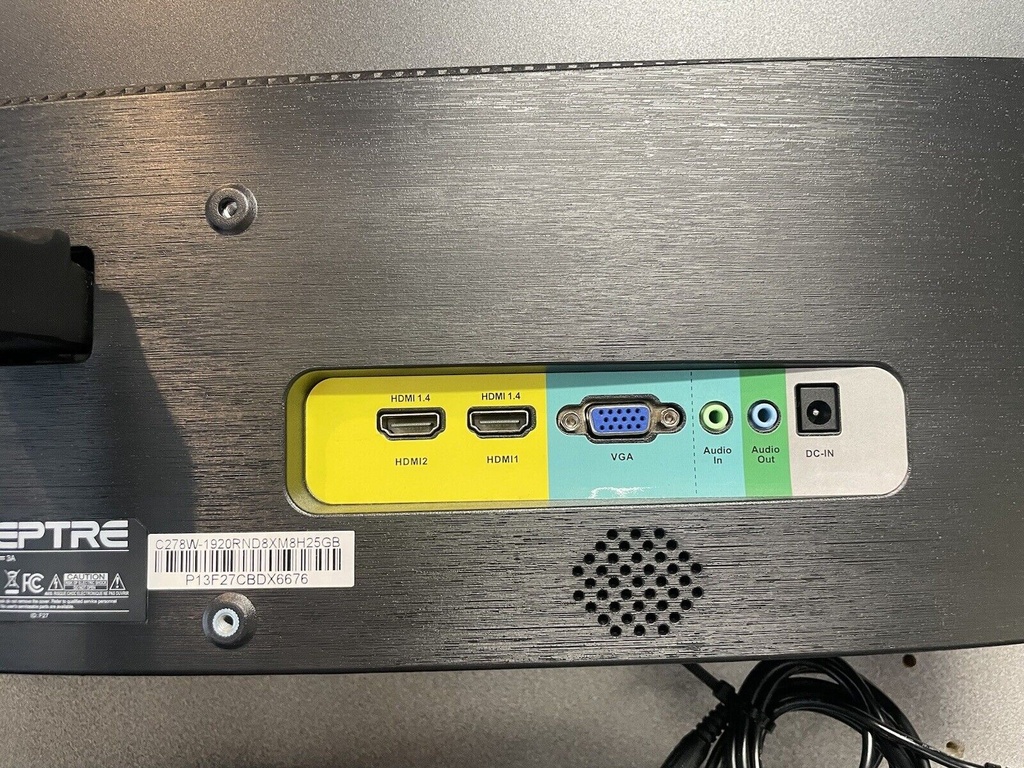 Sceptre Curved 27" LED Monitor C278W-1920RN 75Hz Build-in Speakers #1