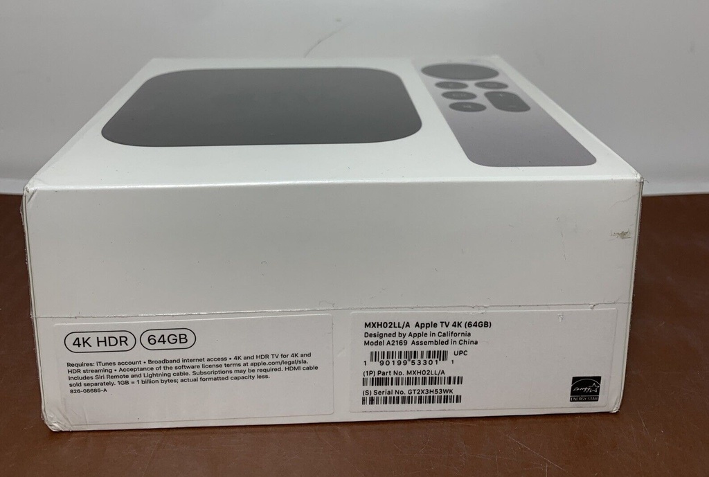 Apple TV 64GB 4K HDR Media Streamer 2nd Generation -A2169 #1