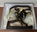 GIUSEPPE ZANOTTI Snake Gold Double Bars High Top Sneakers Mens Size 40/US 7 purchase
