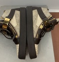 GIUSEPPE ZANOTTI Snake Gold Double Bars High Top Sneakers Mens Size 40/US 7 in Boston, MA