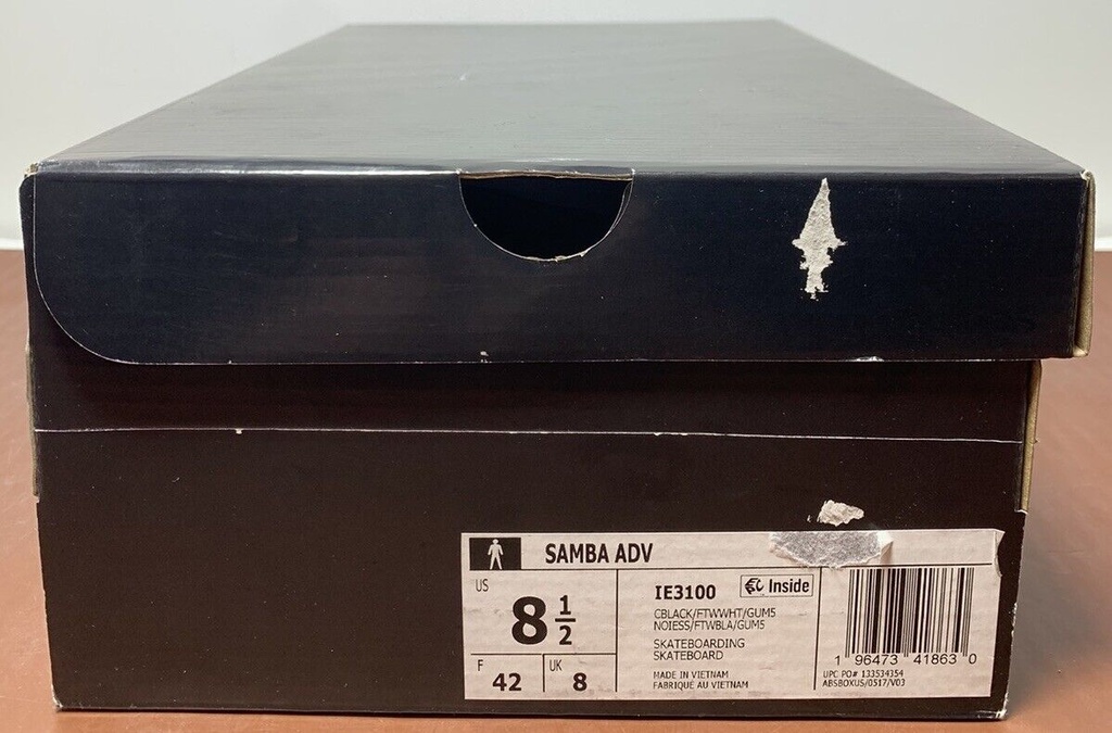 Adidas Samba ADV Core Black Footwear White Gum IE3100 -8.5 Size #6
