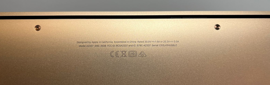 Apple MacBook Air 13.3" M1 8GB RAM 256GB SSD Rose Gold 2020 A2337 #8