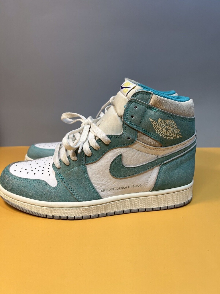 Size 9 - Jordan 1 Retro High OG Turbo Green 2019 555088-311 Preowned #1