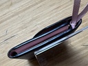 Authentic Louis Vuitton Damien Ebene Canvas Coin Purse Rose w/ Entrupy COA with delivery