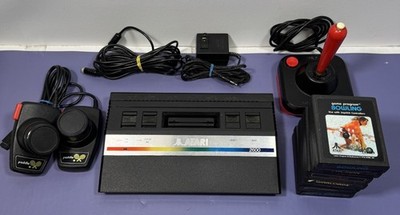 Atari 2600 Jr Console System w/ JoyStick & Paddle with Bundle 7 Games