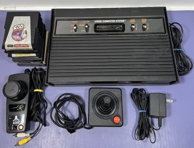 Atari 2600 "Vader" Console with  7 Games, single Joystick & Paddle