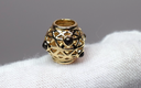 Authentic Pandora 14K Yellow Gold Constellation Bead with Onyx - 750508O