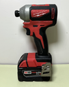 [11590-1] MILWAUKEE M18 1/4" HEX IMPACT DRIVER 2850-20 W/  M18 XC5.0 Battery