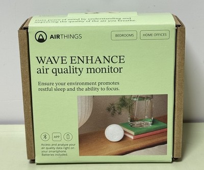 Airthings 322 Wave Enhance Indoor Air Quality Monitor brand new sealed