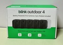 [11633-1] BRAND NEW BLINK Outdoor 4 (4th Gen) 5-Camera Security System w/ Sync Module Core