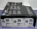 [11758-7] HP 202A - Cyan, Magenta, Yellow Toner Cartridges for HP Printers (3-pack)