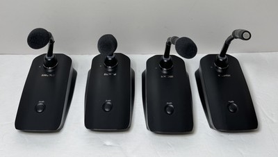 Shure MXW8 Z10 Microflex Wireless Desktop Base Microphones Set of 4 1920-1930MHz