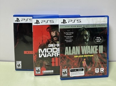 PS5 Game Lot Hitman III + COD Modern Warfare III + Alan Wake II Deluxe