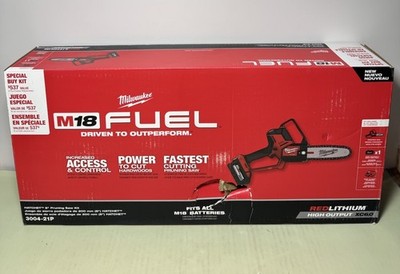 Milwaukee M18 FUEL HATCHET 8" Pruning Saw Kit 3004-21P Chainsaw Batt/Charger