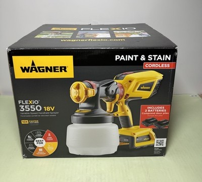 Wagner Flexio 3550 18V Cordless Handheld Paint and Stain Sprayer, 2428336