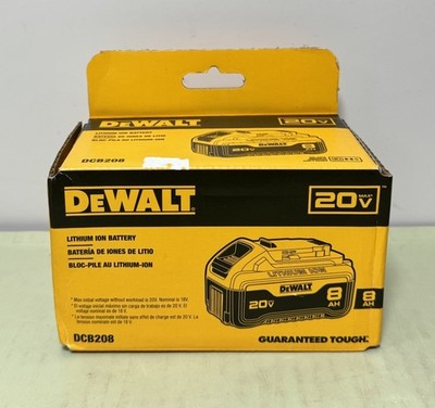 DEWALT 20V MAX* XR Battery, 8.0-Ah (DCB208) -Brand New