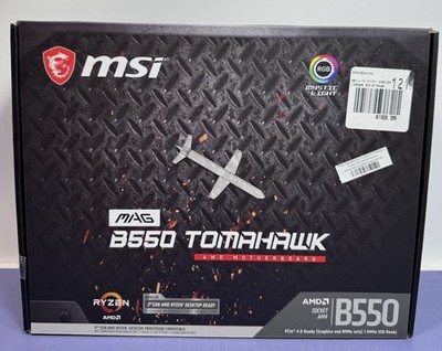 MSI MAG B550 TOMAHAWK ATX Motherboard AM4 Socket RGB LED
