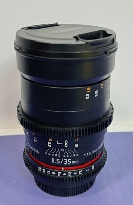 Rokinon 35mm T1.5 AS UMC II Cine Lens for Canon EF