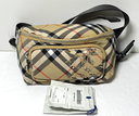 [11759-1] Burberry Small Check Belt Bag in Sand beige 8106714-NWT