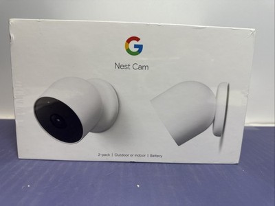 Google Nest Cam Indoor & Outdoor Battery Smart Home Security 2-Pack NEW! Sealed