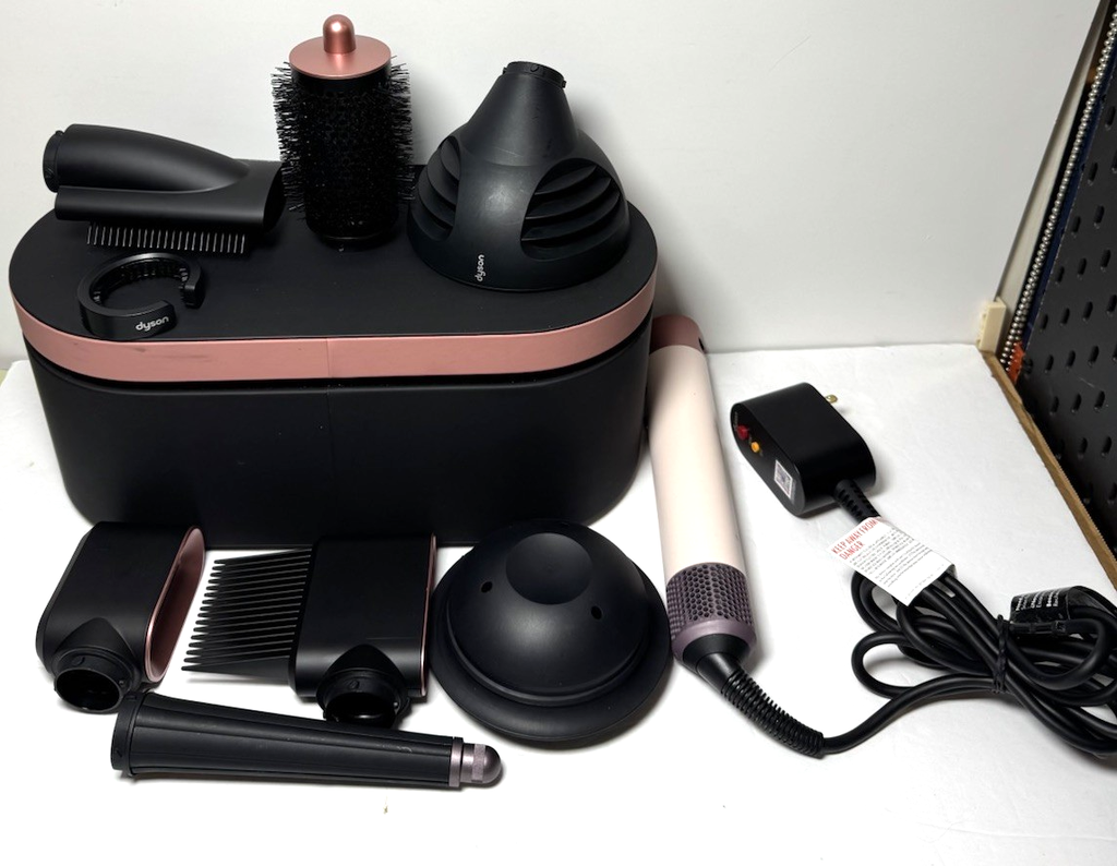 Dyson Airwrap Complete HS08 Multi-Styler Pink/Nickel -Attachments & Case