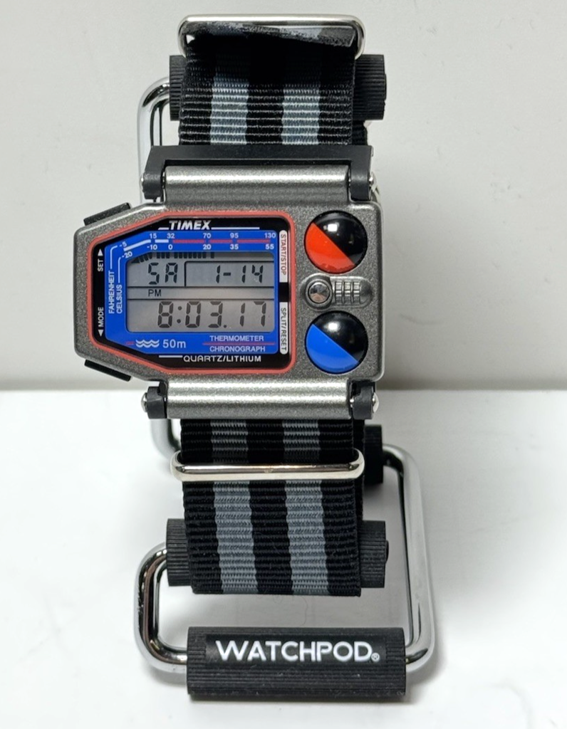 TIMEX SKIATHLOM WATCH - RARE VINTAGE - 1986-1993 - Fantastic Preowned - RUNS!